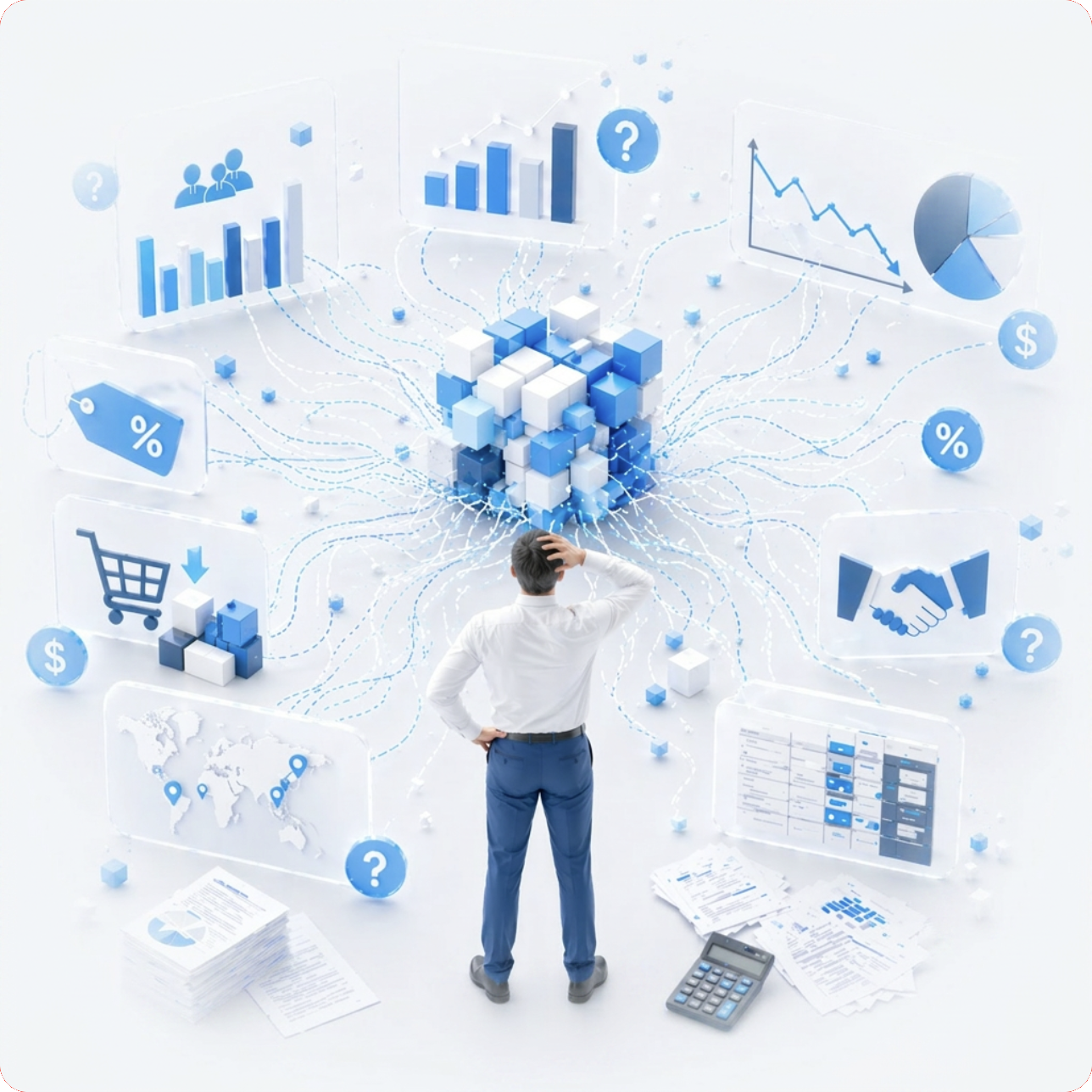 Margin pressure and fragmented pricing visualization